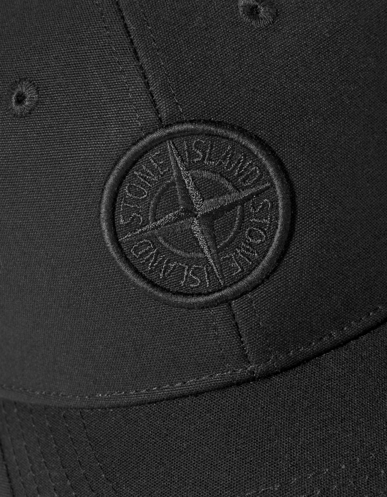 Boys Compass Logo Cap in Black