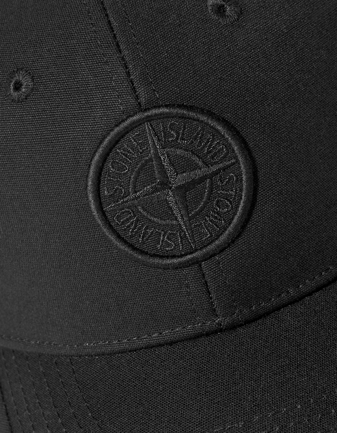 Boys Compass Logo Cap in Black