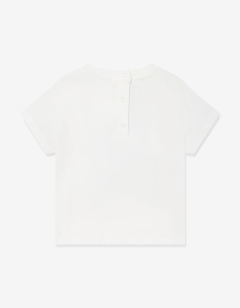 Baby Animal Logo T-Shirt in White
