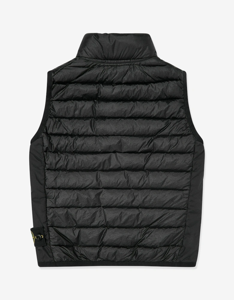 Boys Padded Gilet in Black