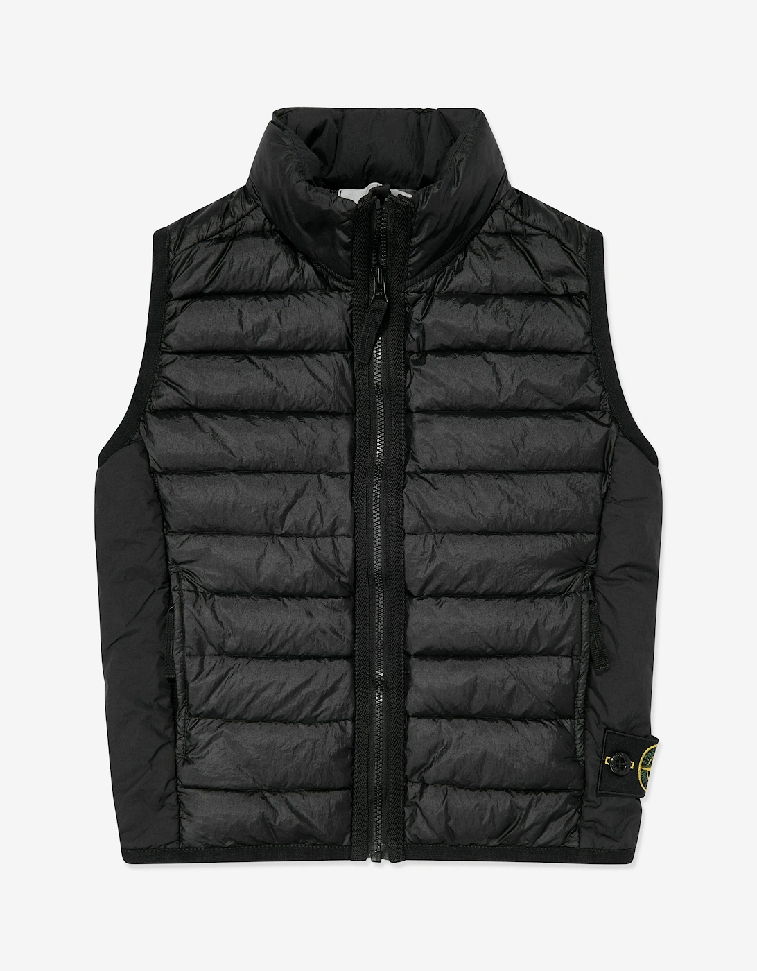 Boys Padded Gilet in Black, 5 of 4