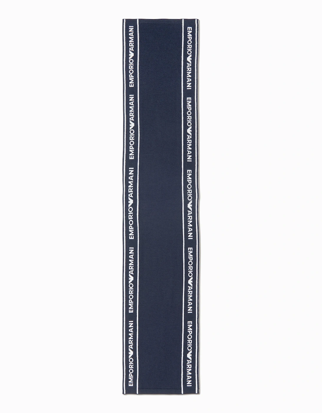 Boys Logo Scarf in Navy