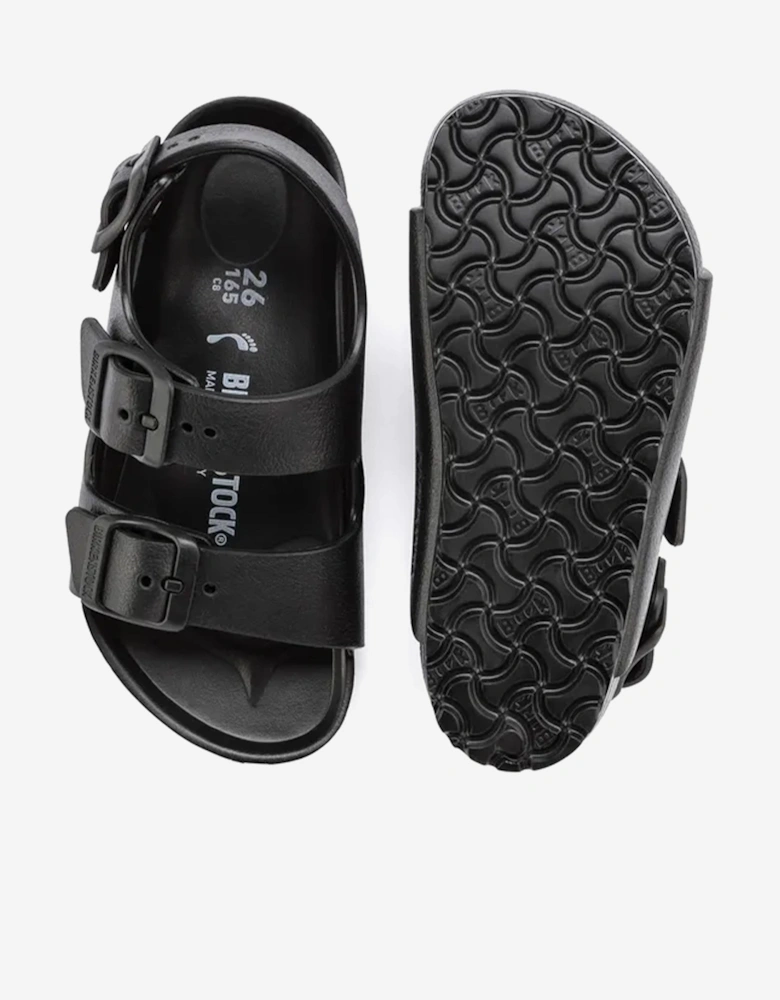 Kids Milano EVA Sandals in Black
