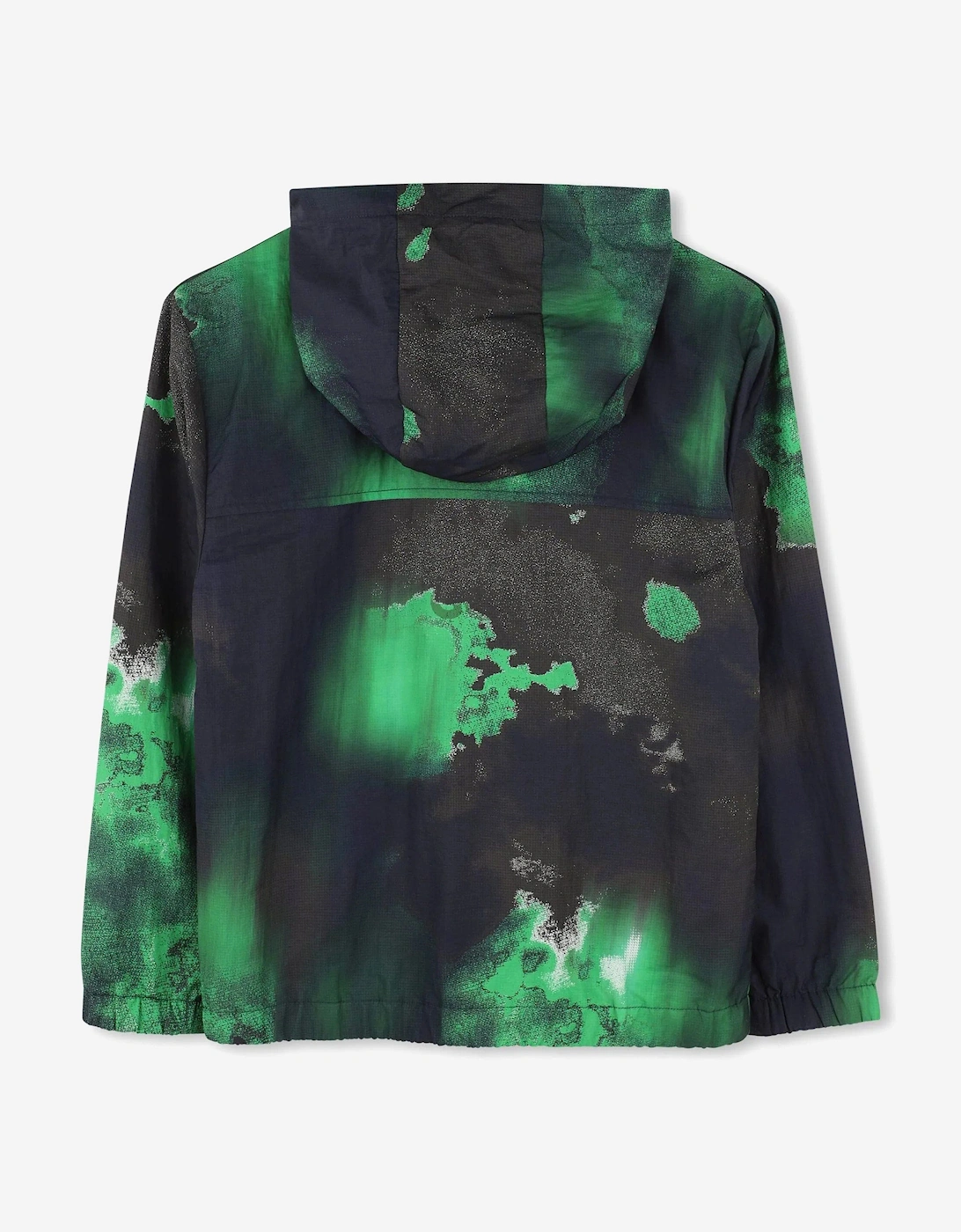 Boys Hooded Windbreaker in Green