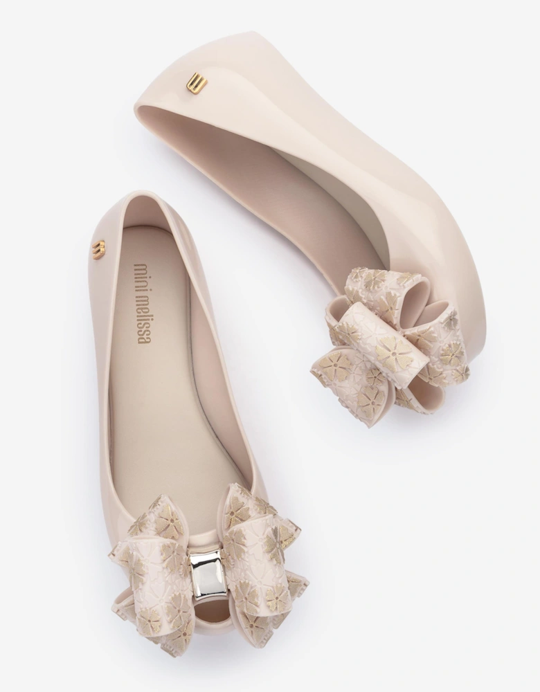 Girls Ultragirl Sweet XI Ballerinas in Beige