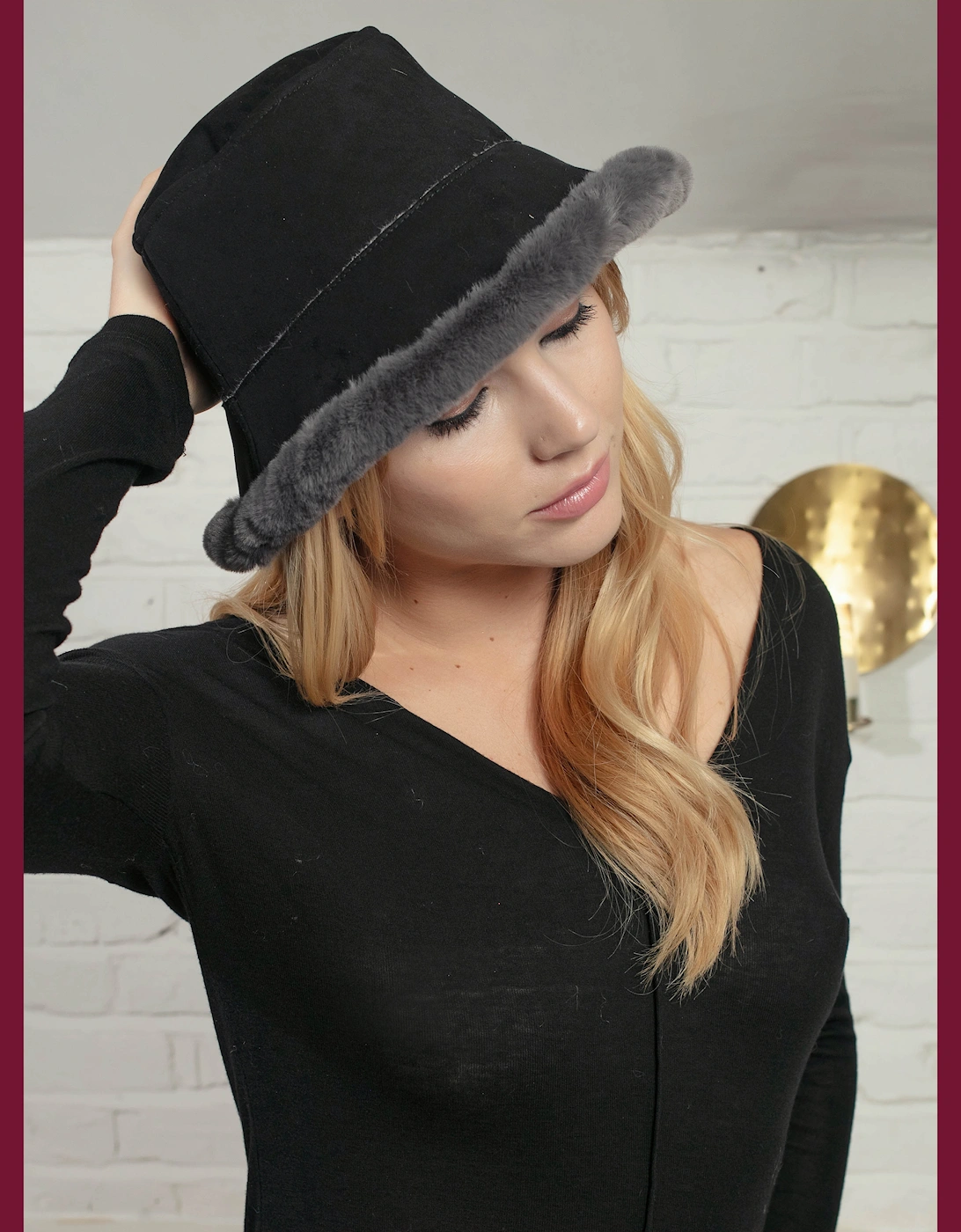 Oakham Bucket Hat In Black, 4 of 3