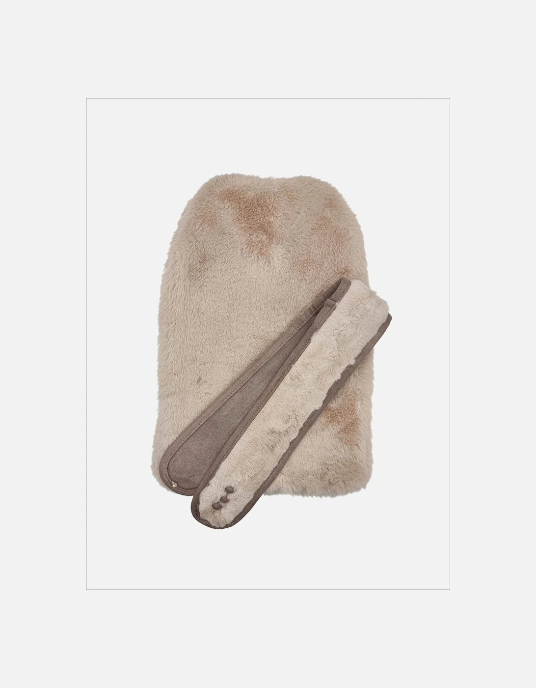 Lincoln Faux Fur Hot Water Bottle and Headband