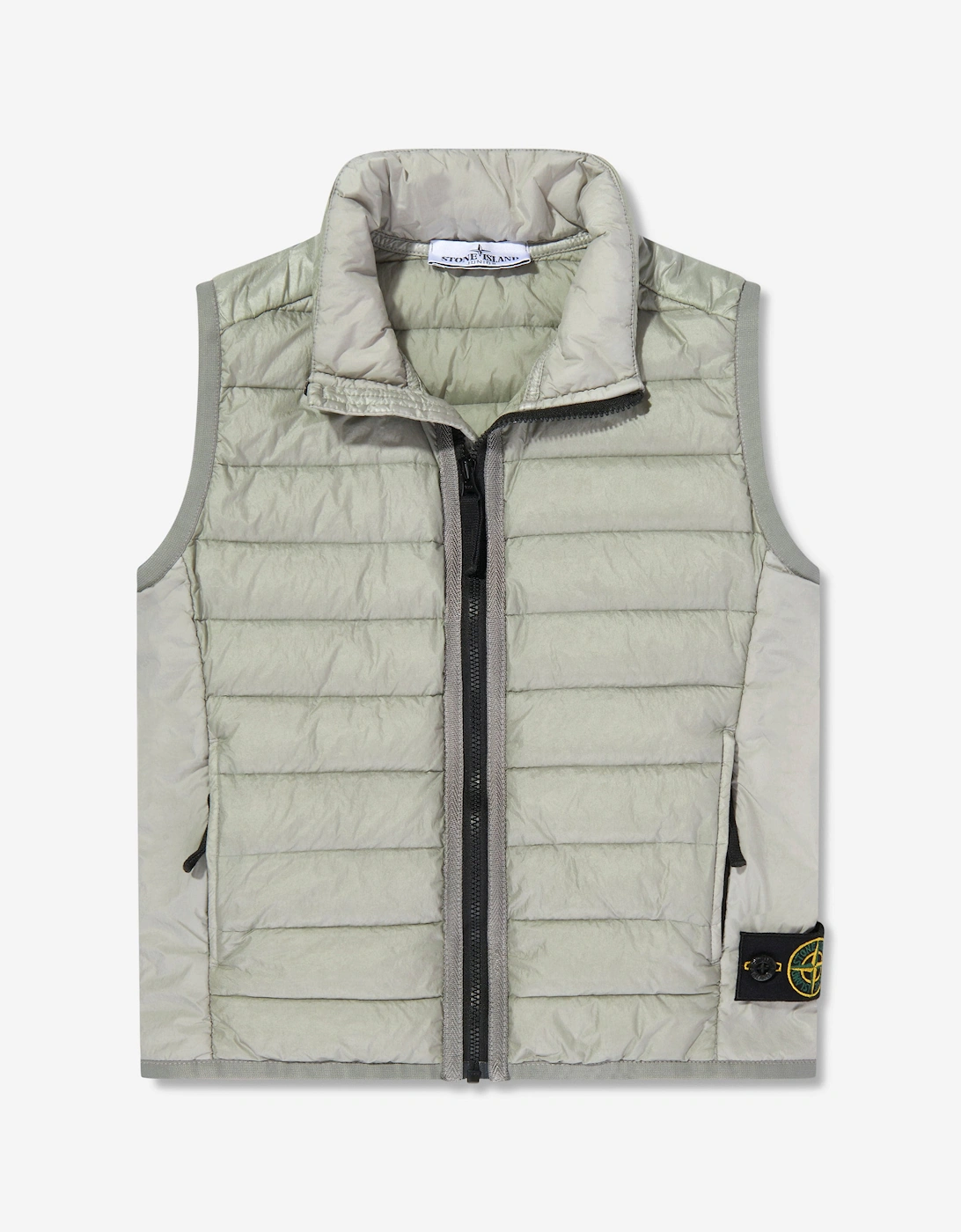 Boy's Stone Island Boys Padded Gilet in Grey - Size: 6 years