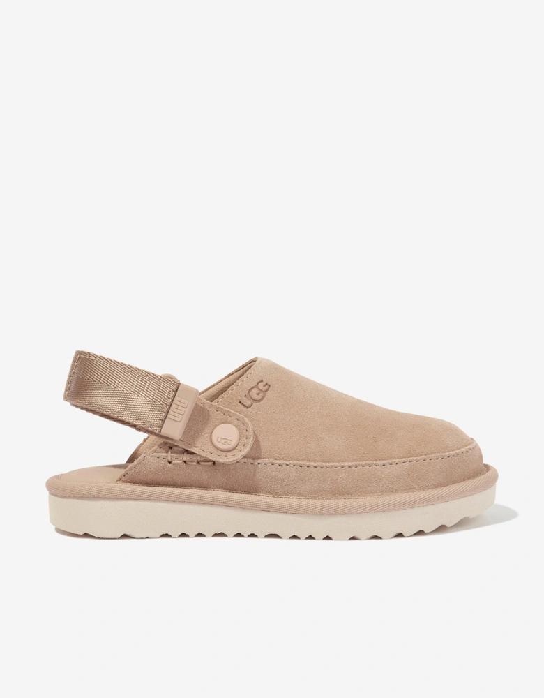 Kids Goldenstar Clog in Beige