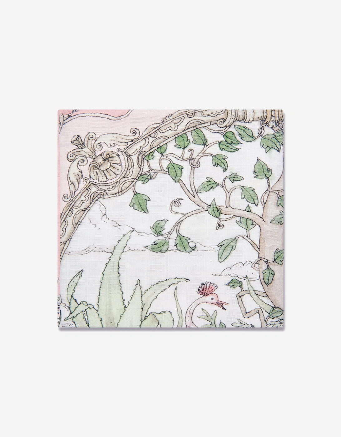 Baby Girls Tapestry Swaddle in Pink (100cm)