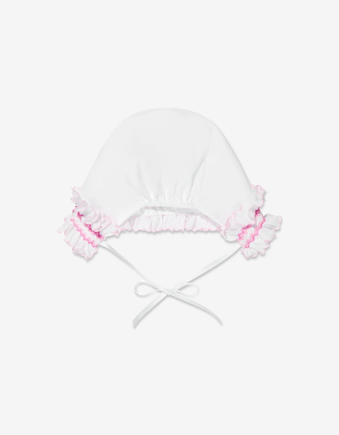 Baby Girls Bonnet in White