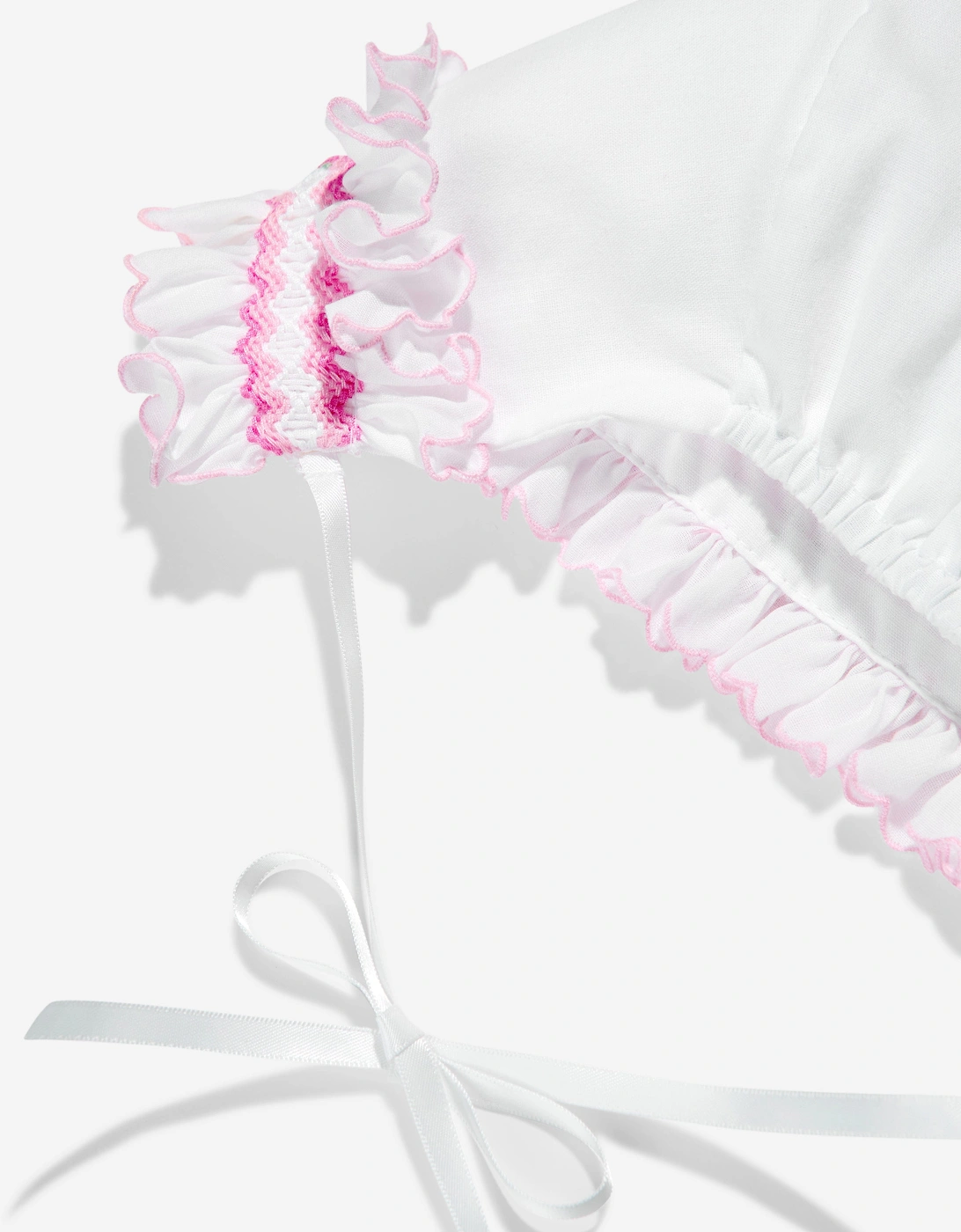 Baby Girls Bonnet in White