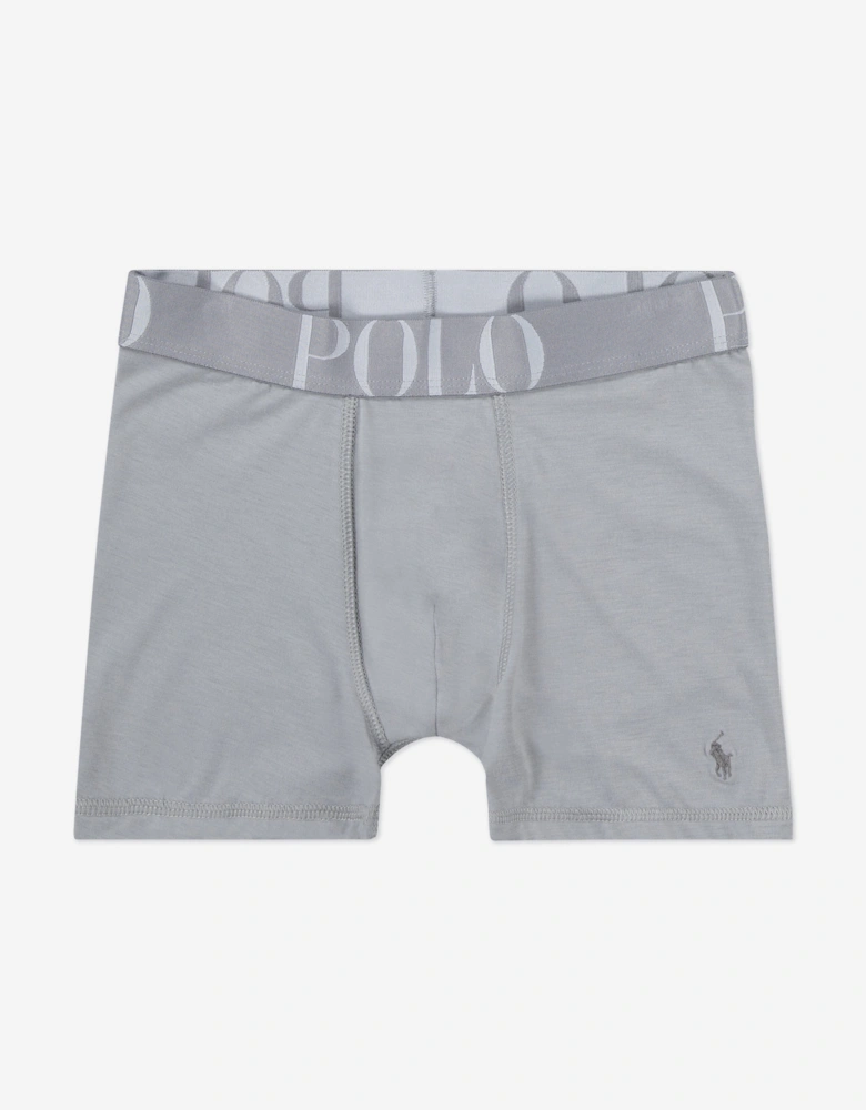 Boys Modal Boxer Shorts Set in Brown