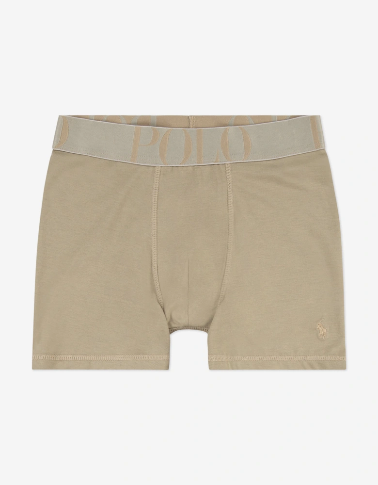 Boys Modal Boxer Shorts Set in Brown