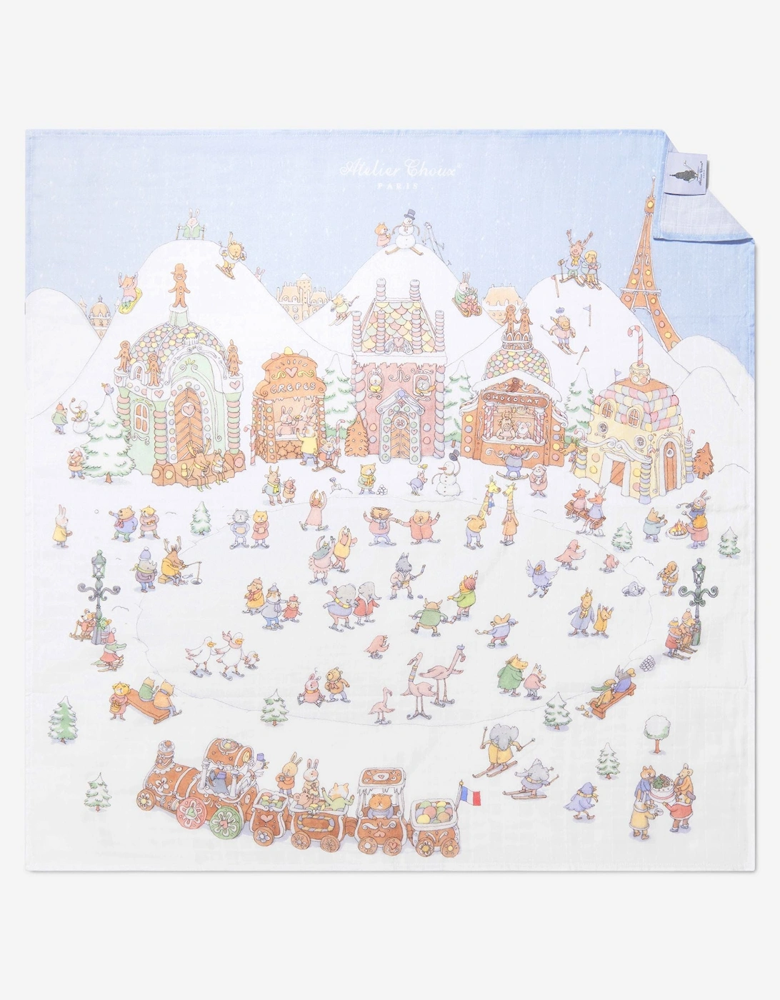 Baby Winter Wonderland Swaddle in Multicolour (100cm)