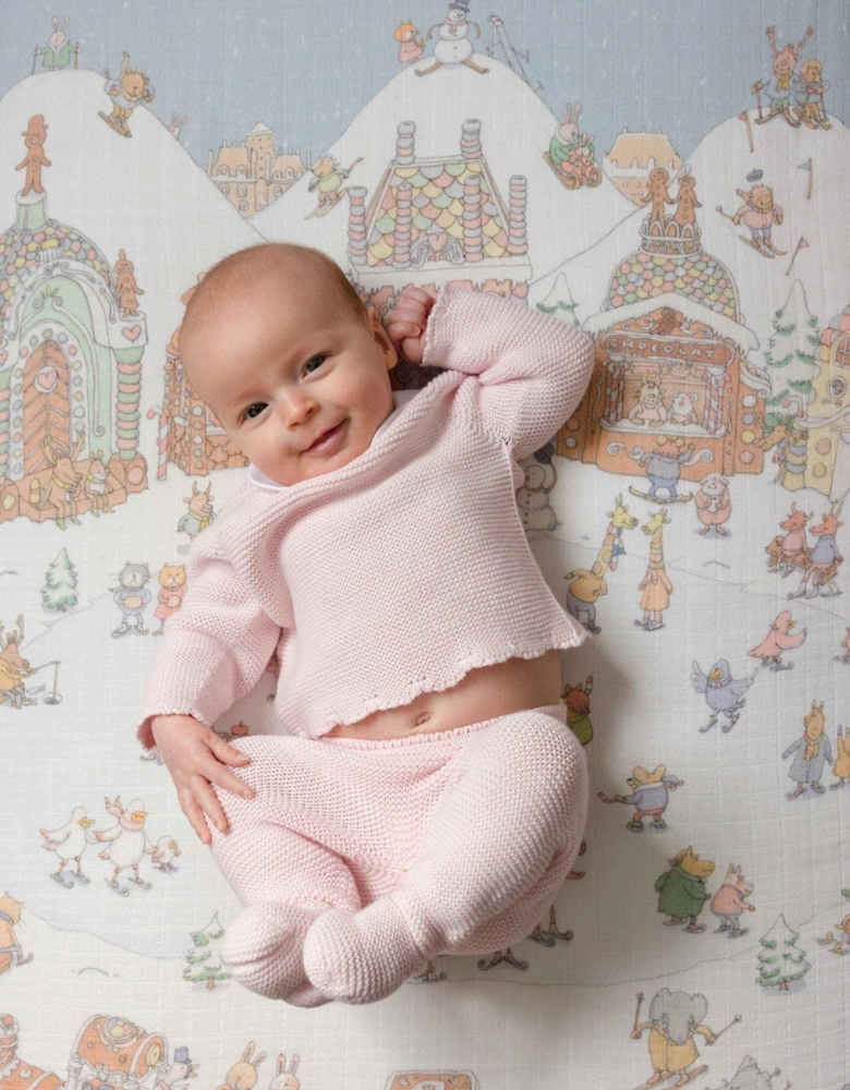 Baby Winter Wonderland Swaddle in Multicolour (100cm)