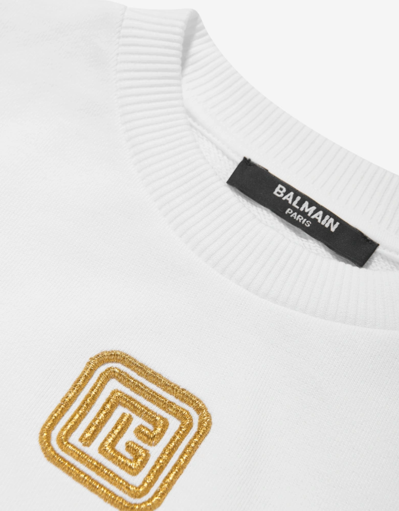 Kids Logo Sweatshirt in White