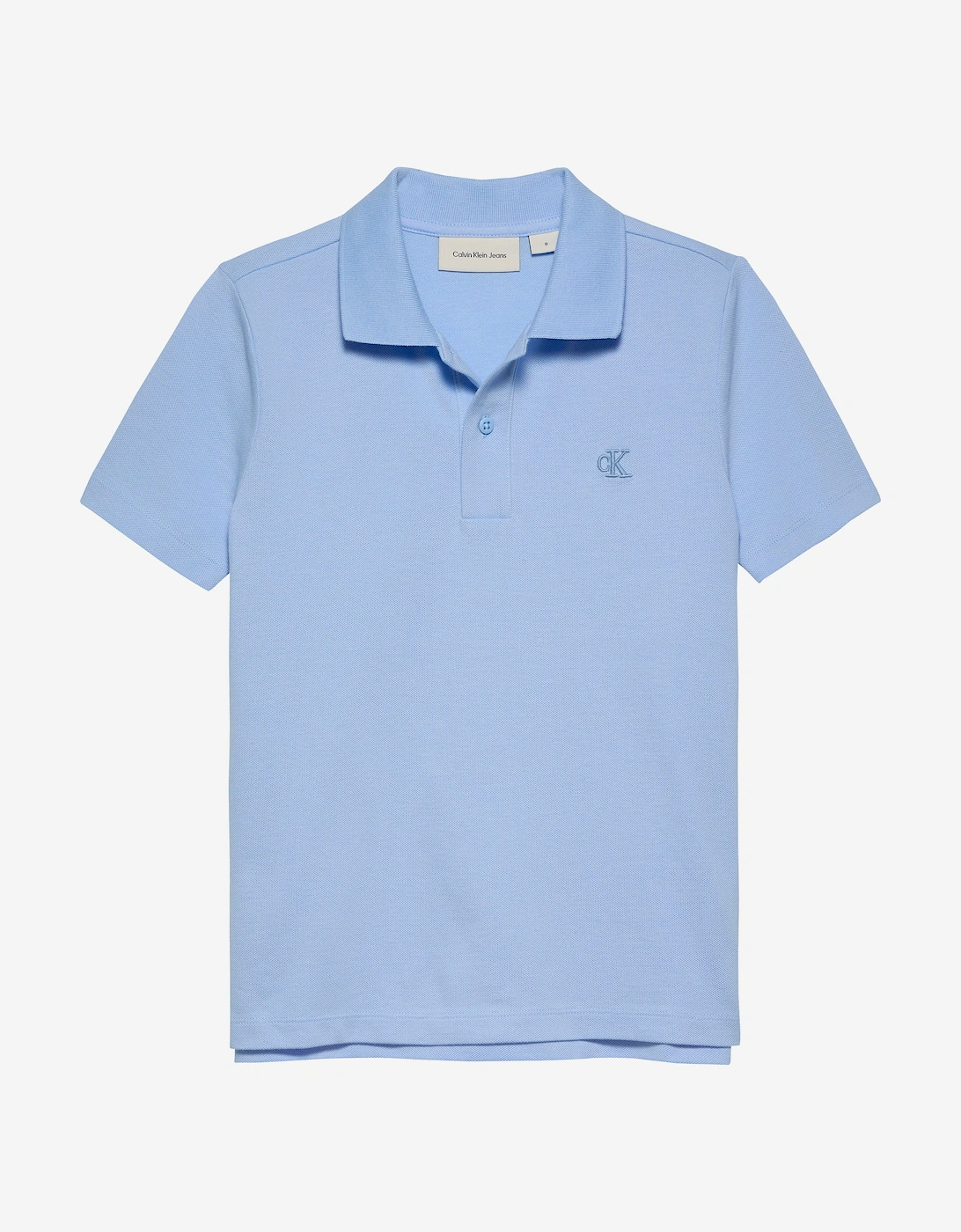 Boys Essential Polo Shirt in Blue, 5 of 4