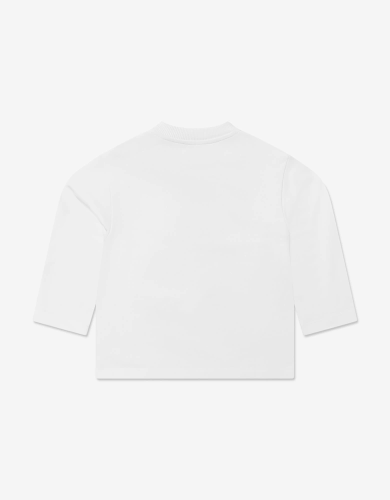 Kids Logo Sweatshirt in White