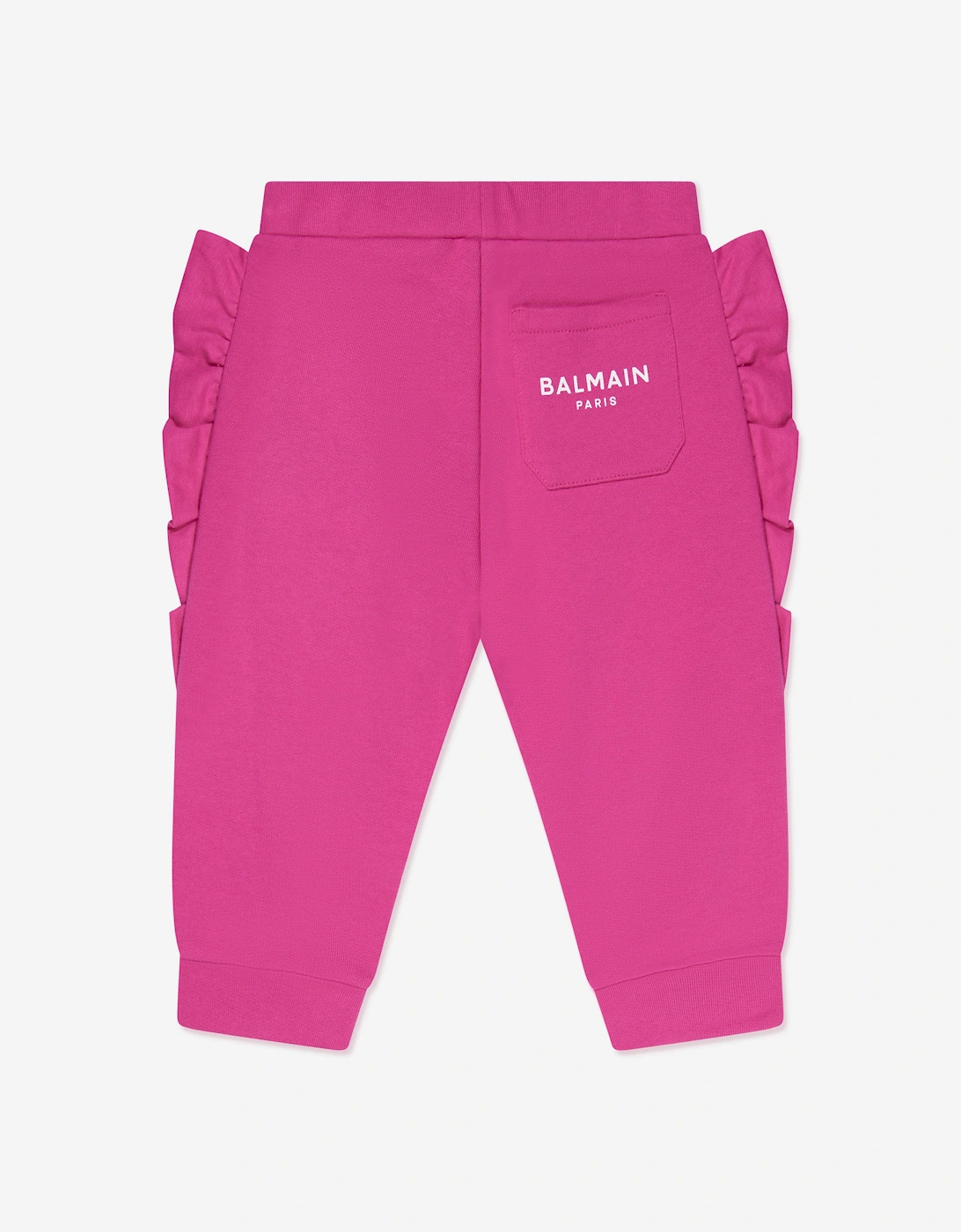 Baby Girls Ruffle Trim Sweatpants