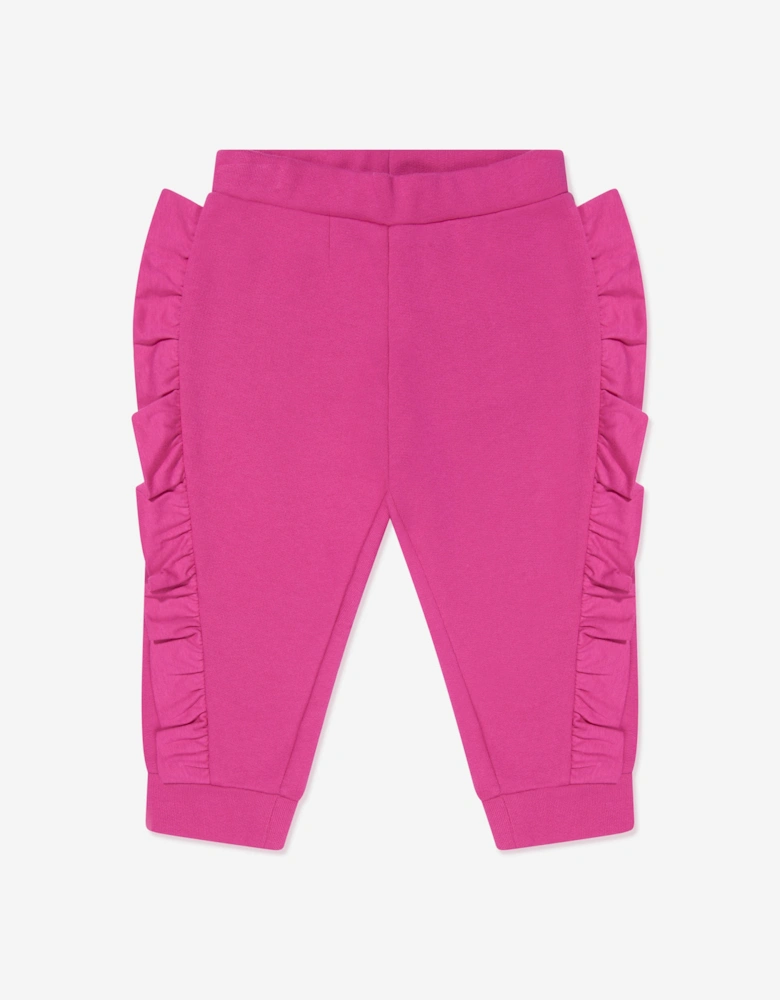 Baby Girls Ruffle Trim Sweatpants
