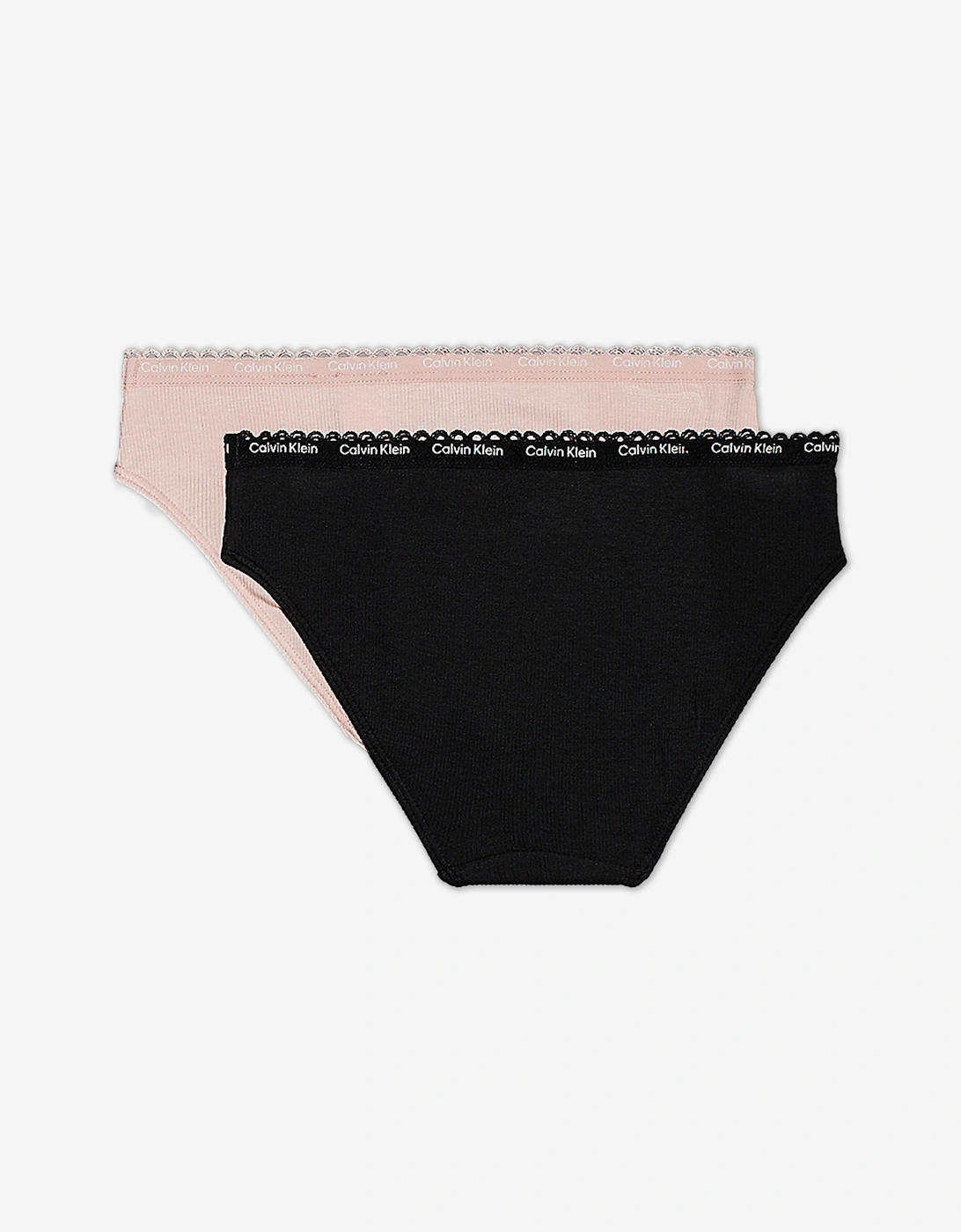 Girls 2 Pack Bikini Knickers Set in Multicolour