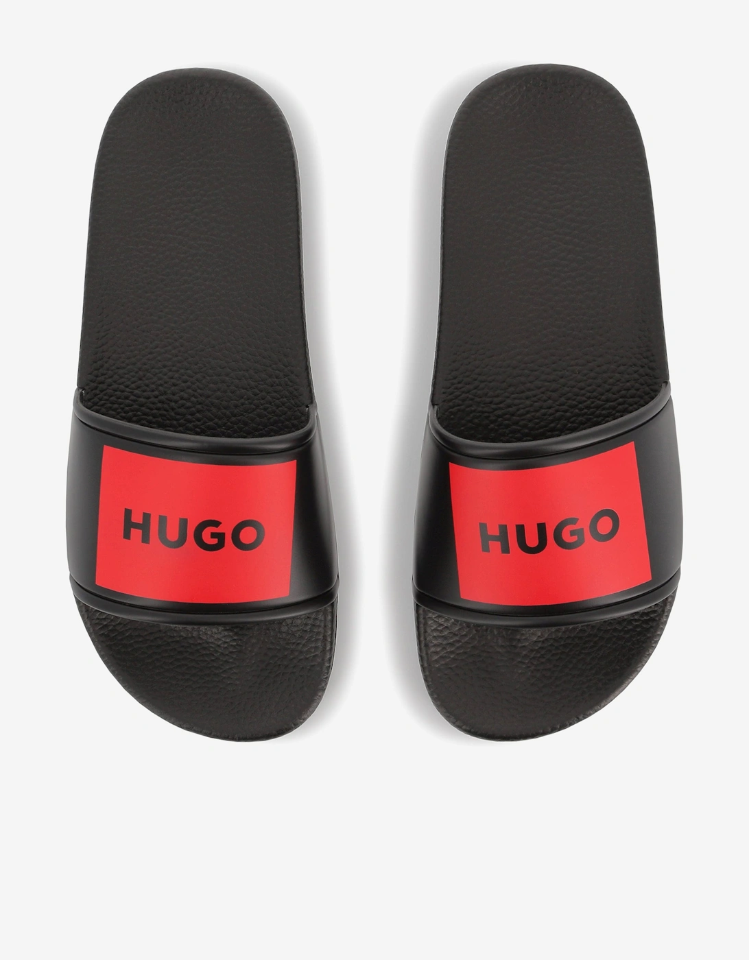 Boys Logo Badge Sliders in Black