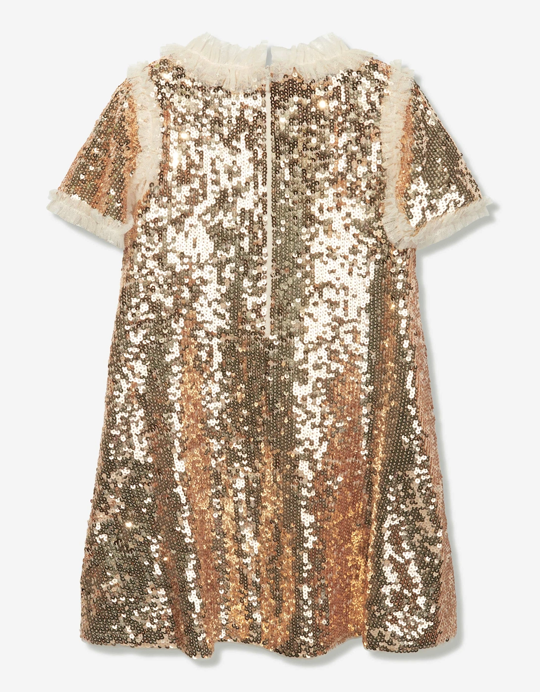 Girls Matilda Dress in Gold