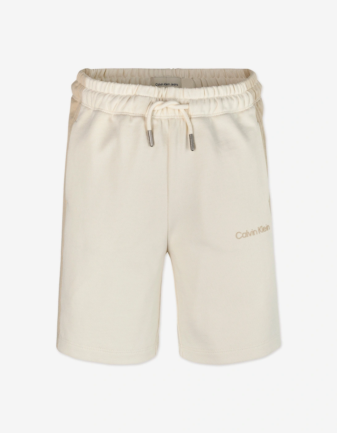Boys Colourblock Relaxed Shorts in Ivory, 5 of 4