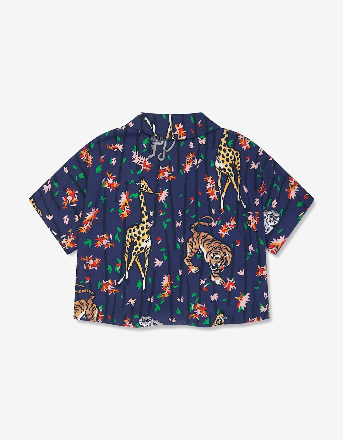Girls Short Sleeve Shirt in Blue