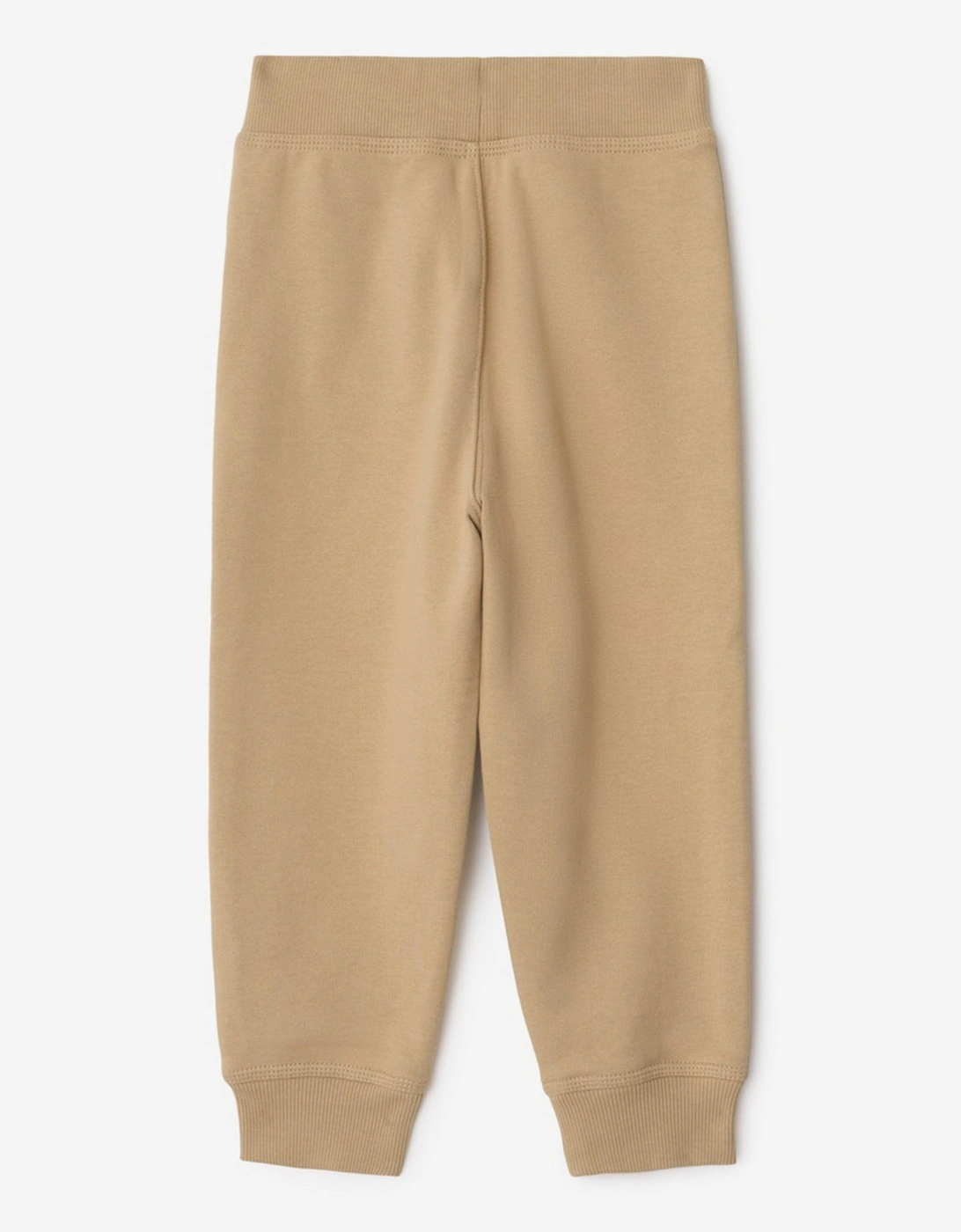 Boys Jackson Check Tape Joggers in Beige