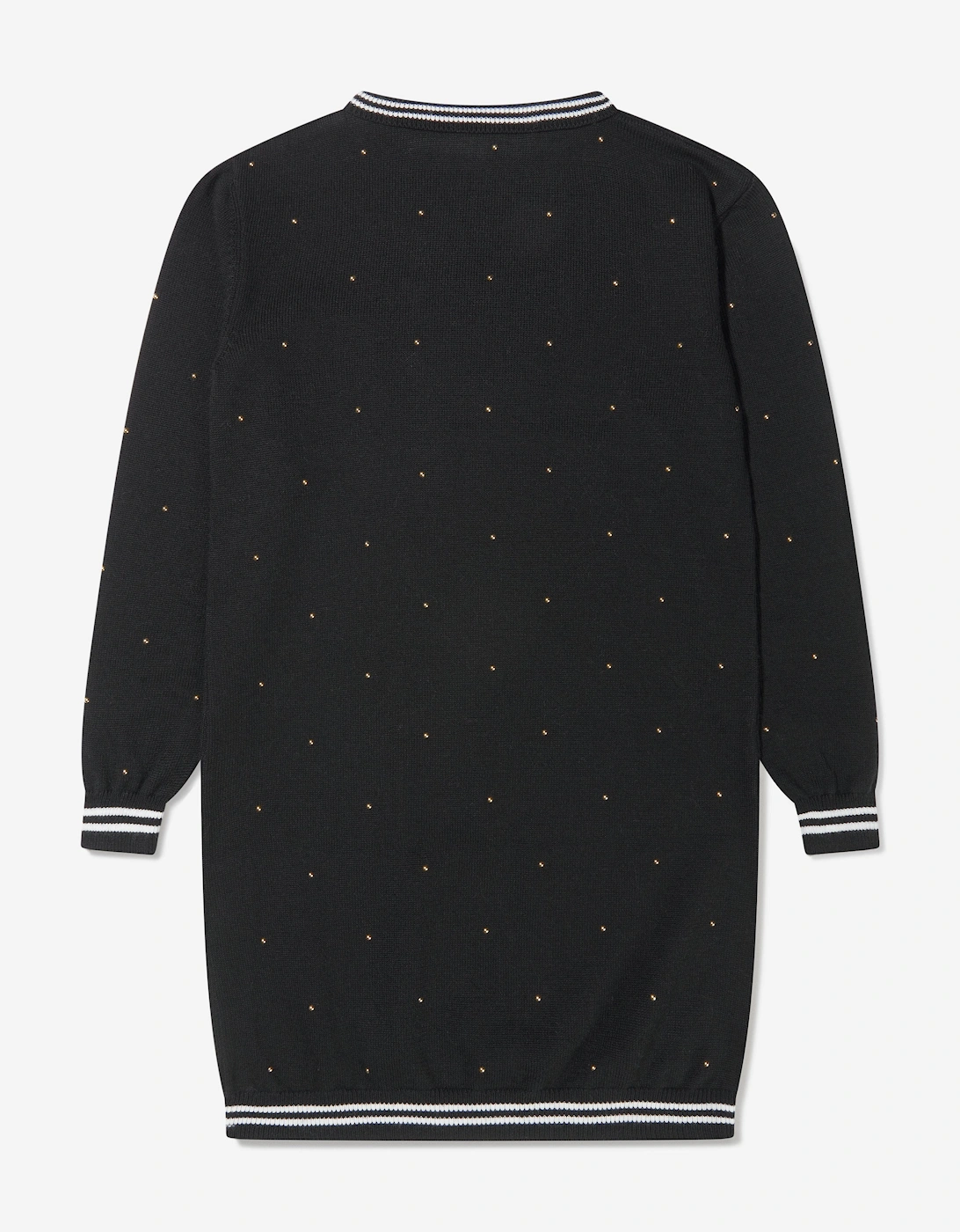 Girls Wool Knitted Logo Dress