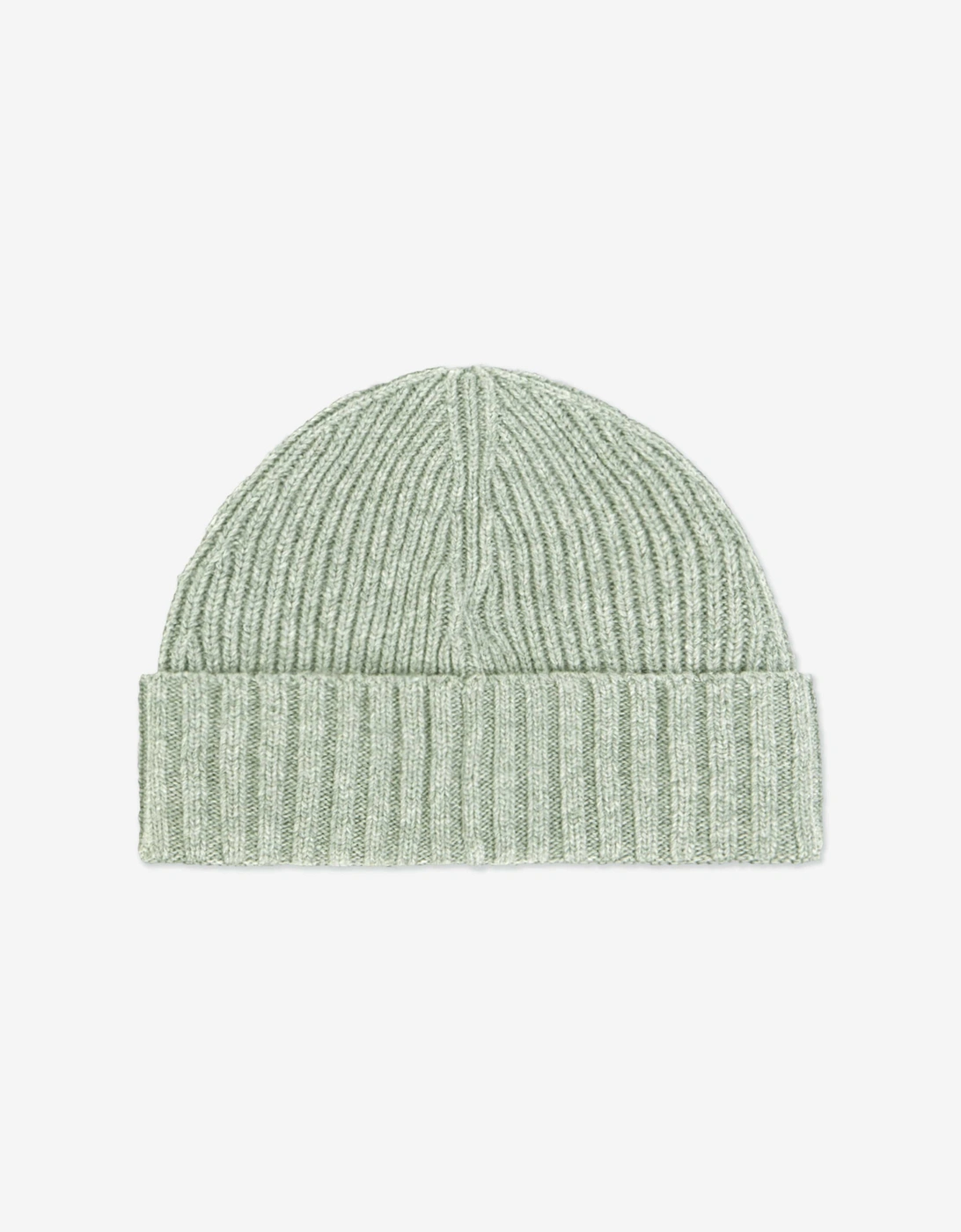 Boys Wool Knitted Logo Beanie in Green
