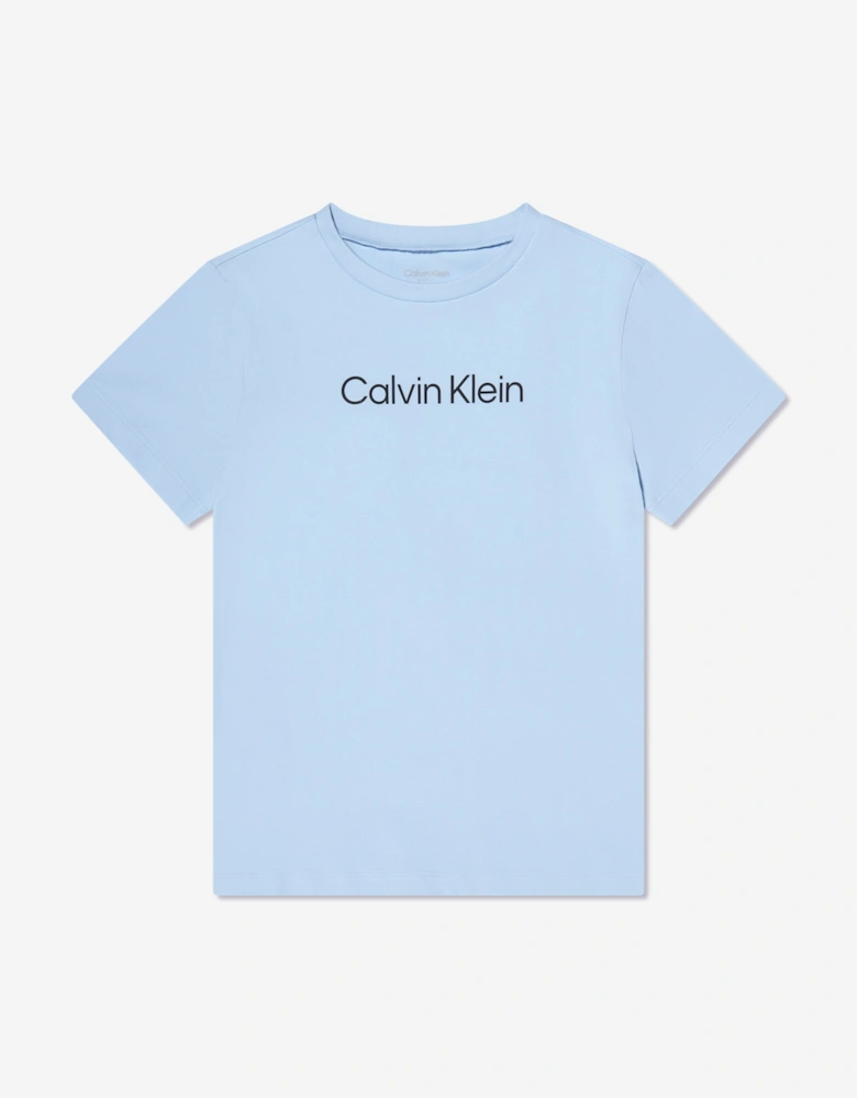 Boys Logo Pyjama Set in Blue