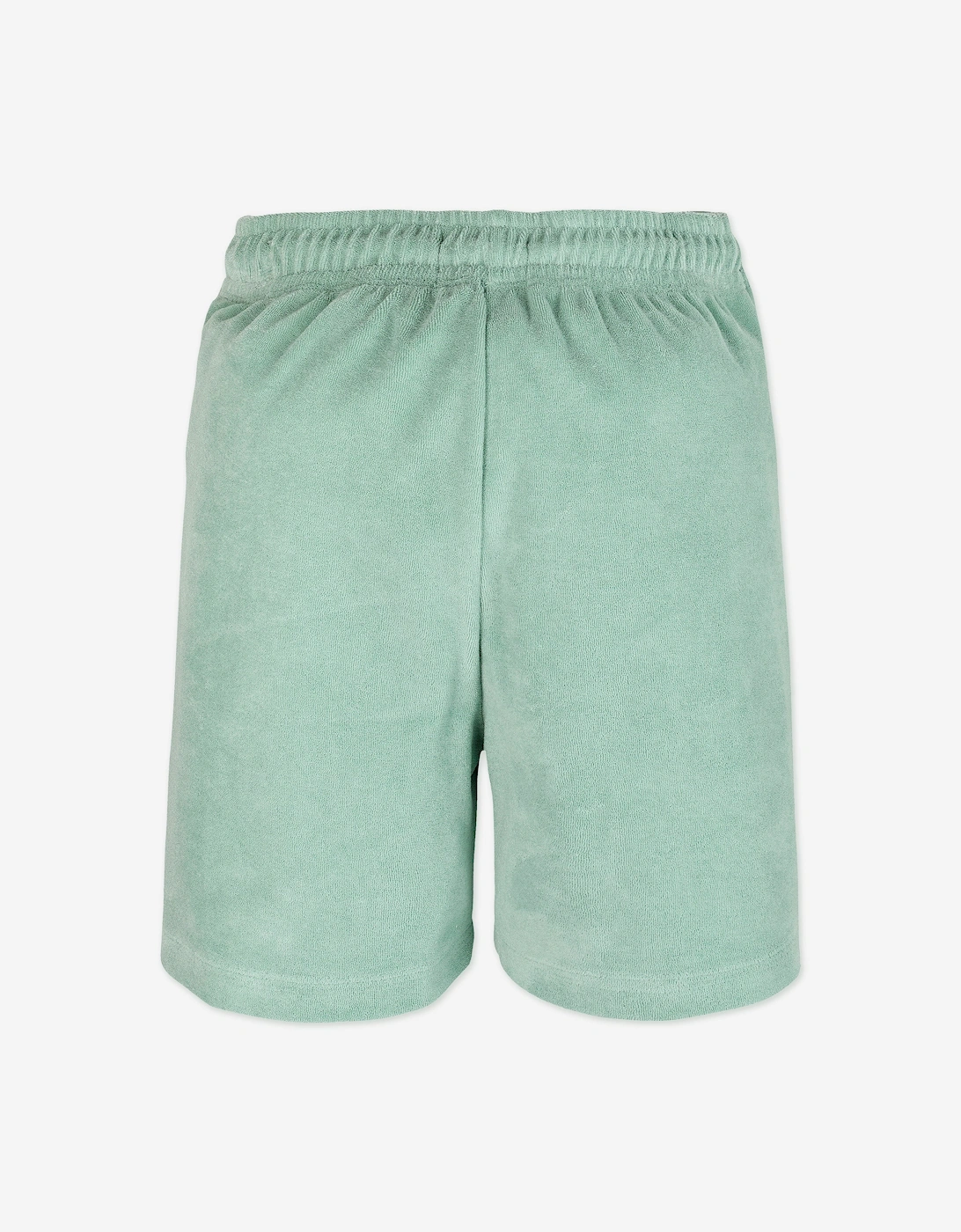 Boys Towelling Texture Shorts in Green