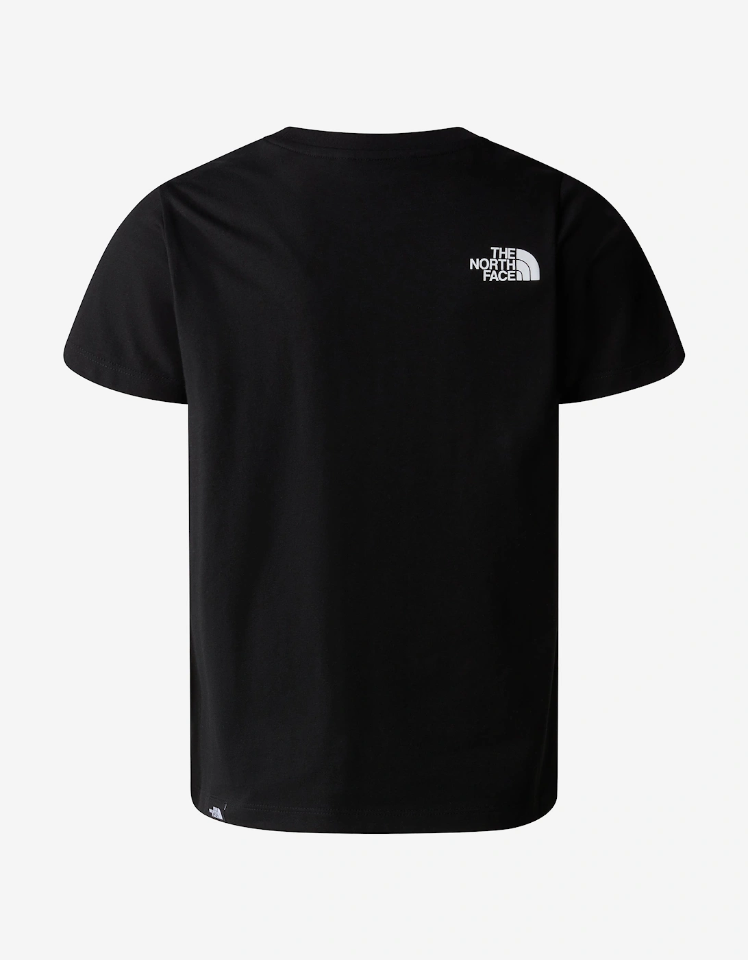 Boys Simple Dome T-Shirt in Black