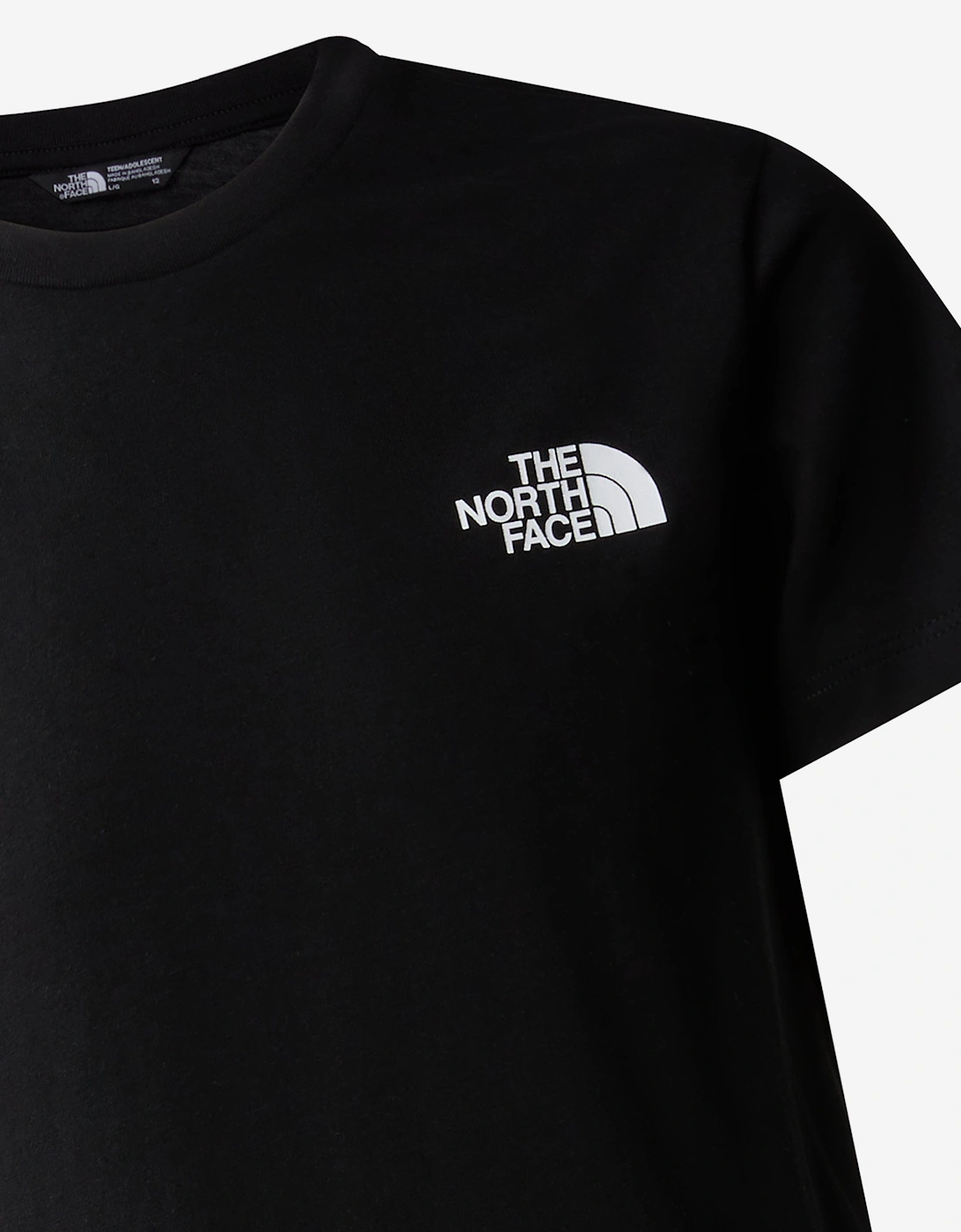 Boys Simple Dome T-Shirt in Black