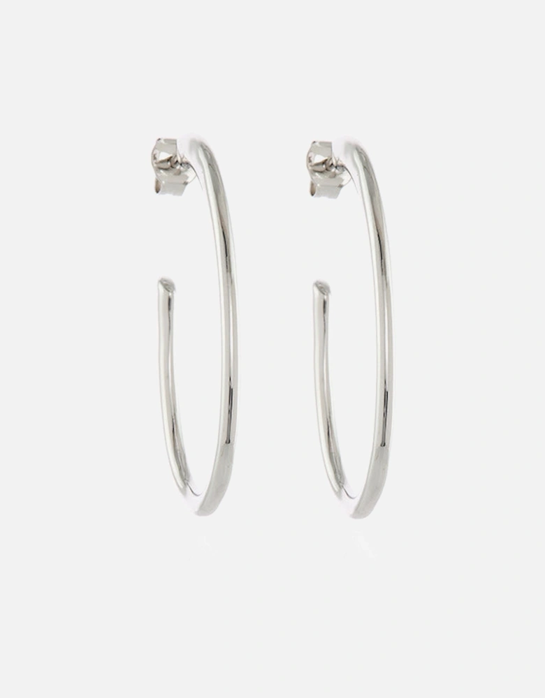 Palila Silver Hoop Earrings