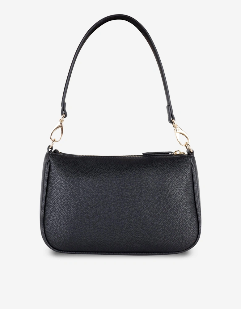 Never Shoulder Bag in Black (25cm)