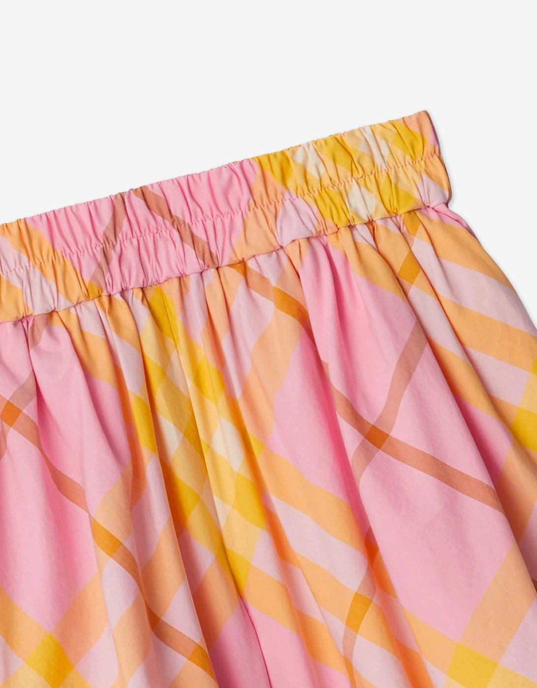 Girls Marcy Check Shorts in Pink
