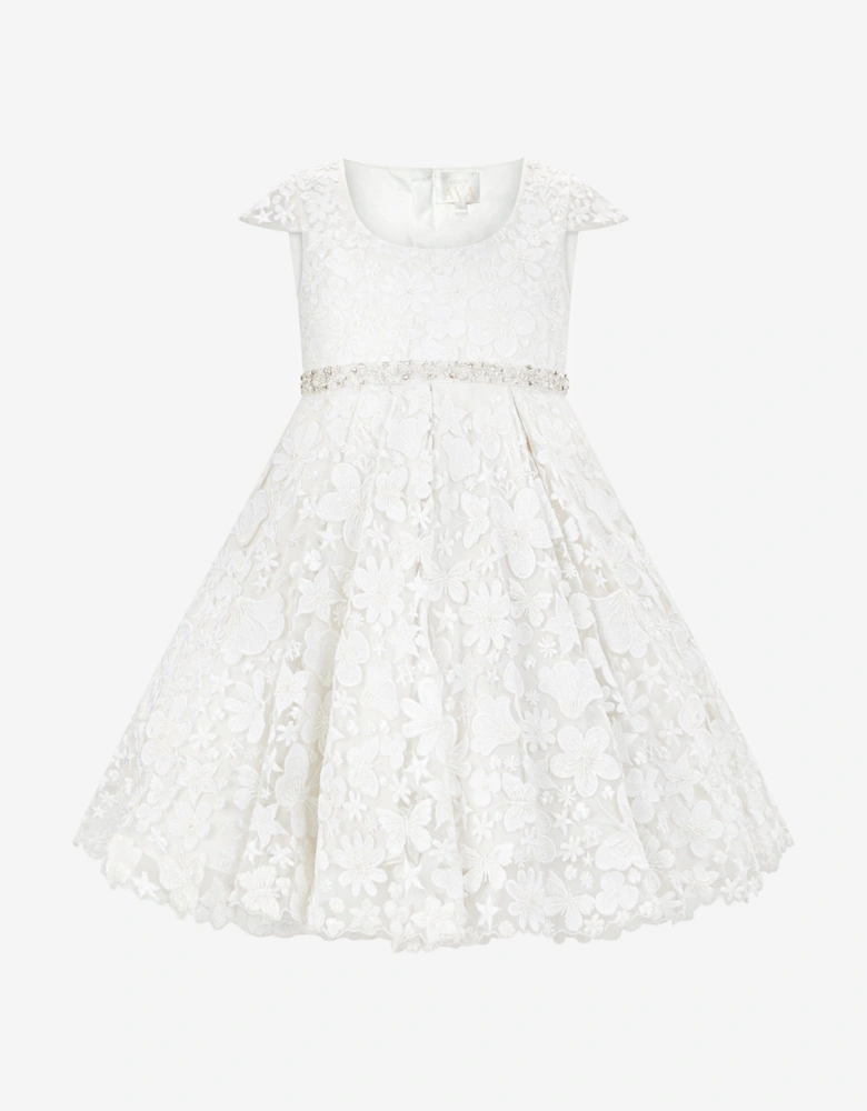 Girls Ariel Occasion Dress in Ivory