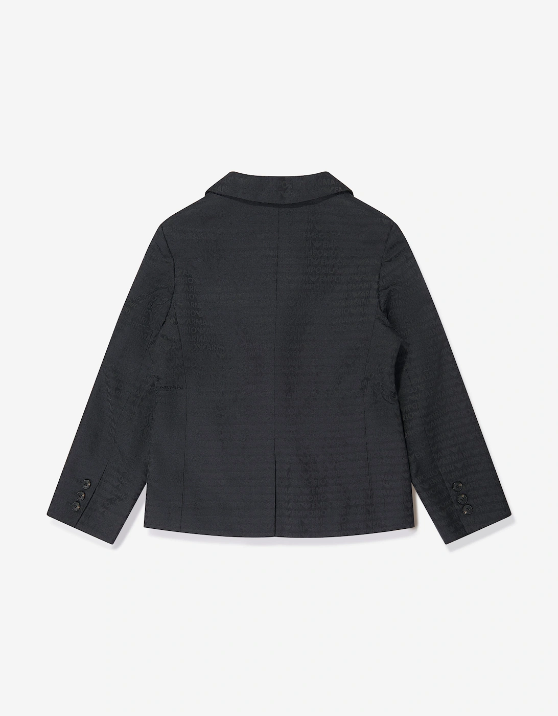 Boys Branded Blazer in Navy