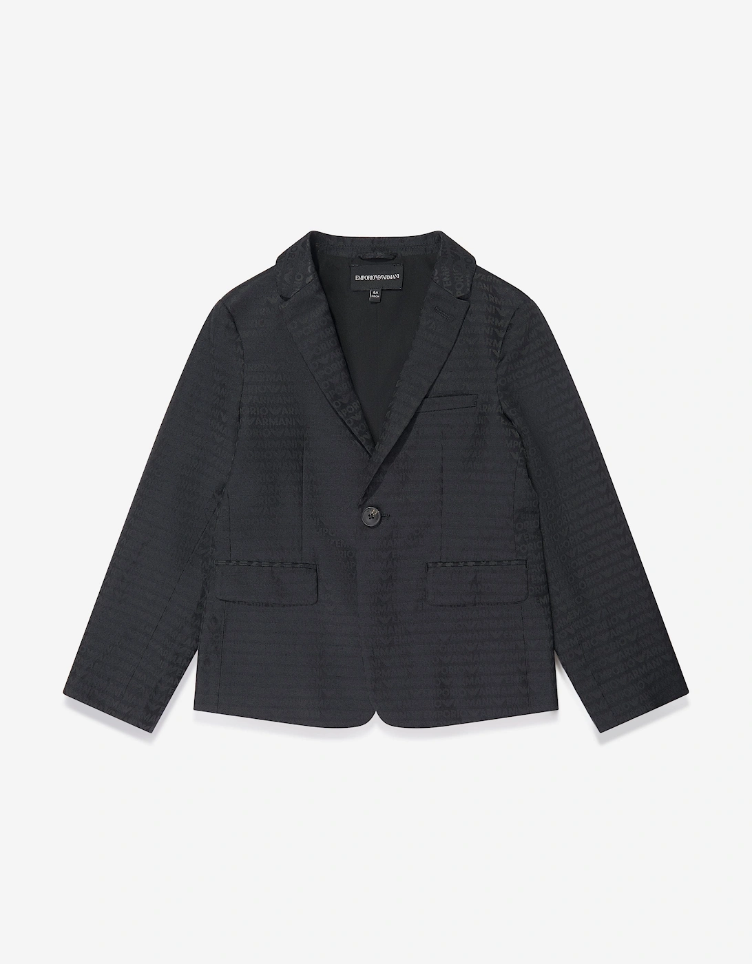 Boys Branded Blazer in Navy