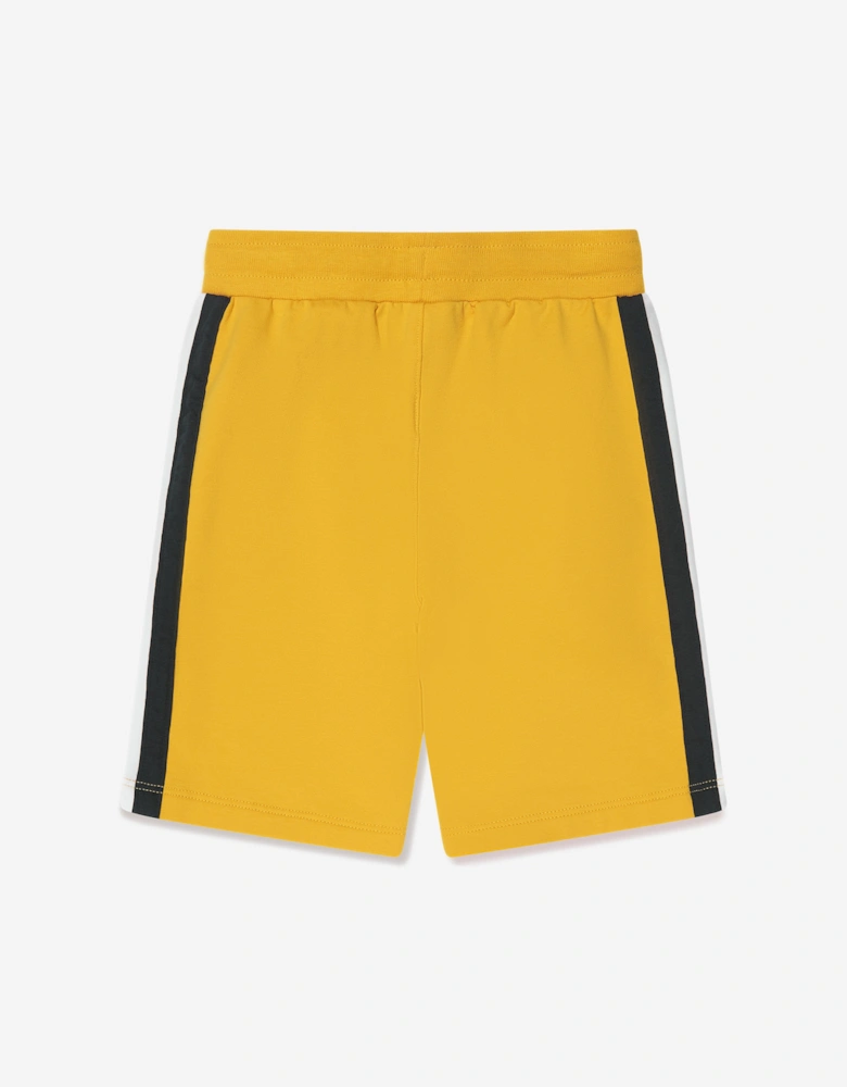 Boys Logo Bermuda Shorts in Yellow
