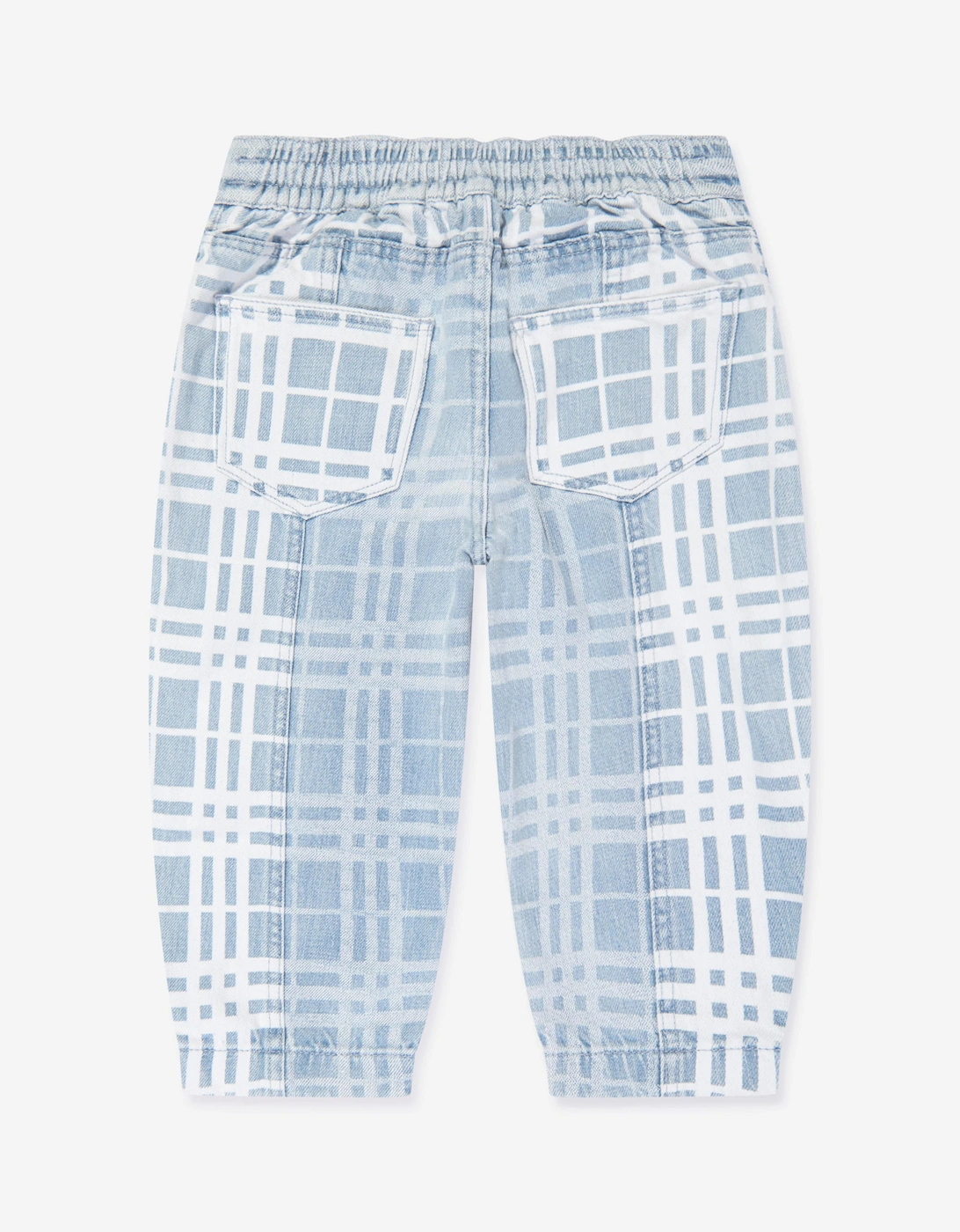 Girls Check Jasmine Trousers in Blue