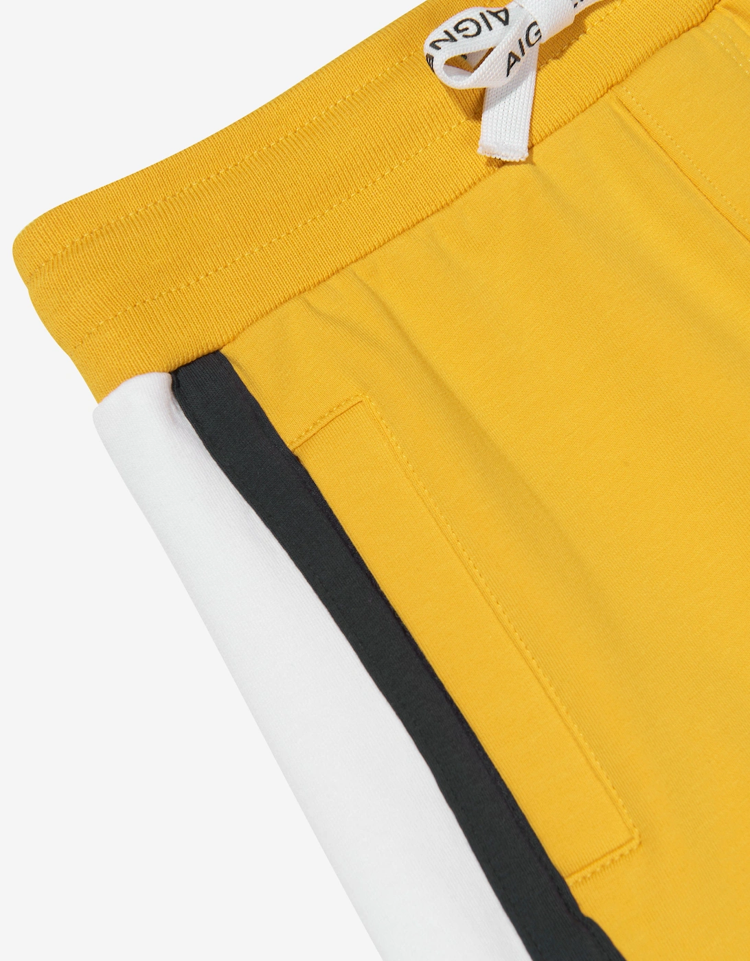 Boys Logo Bermuda Shorts in Yellow