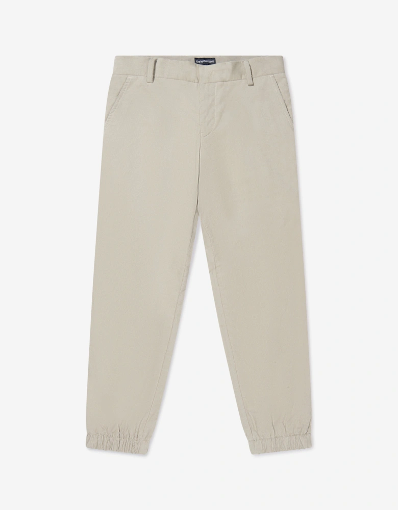Boys Corduroy Branded Trousers