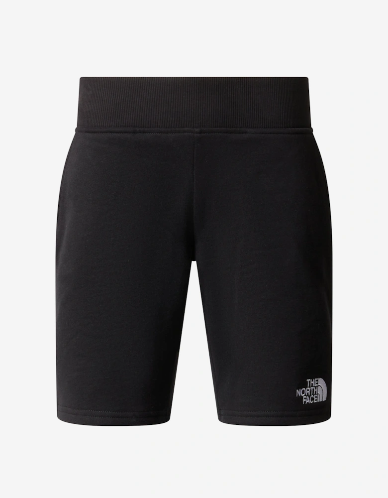 Boys Cotton Shorts in Black