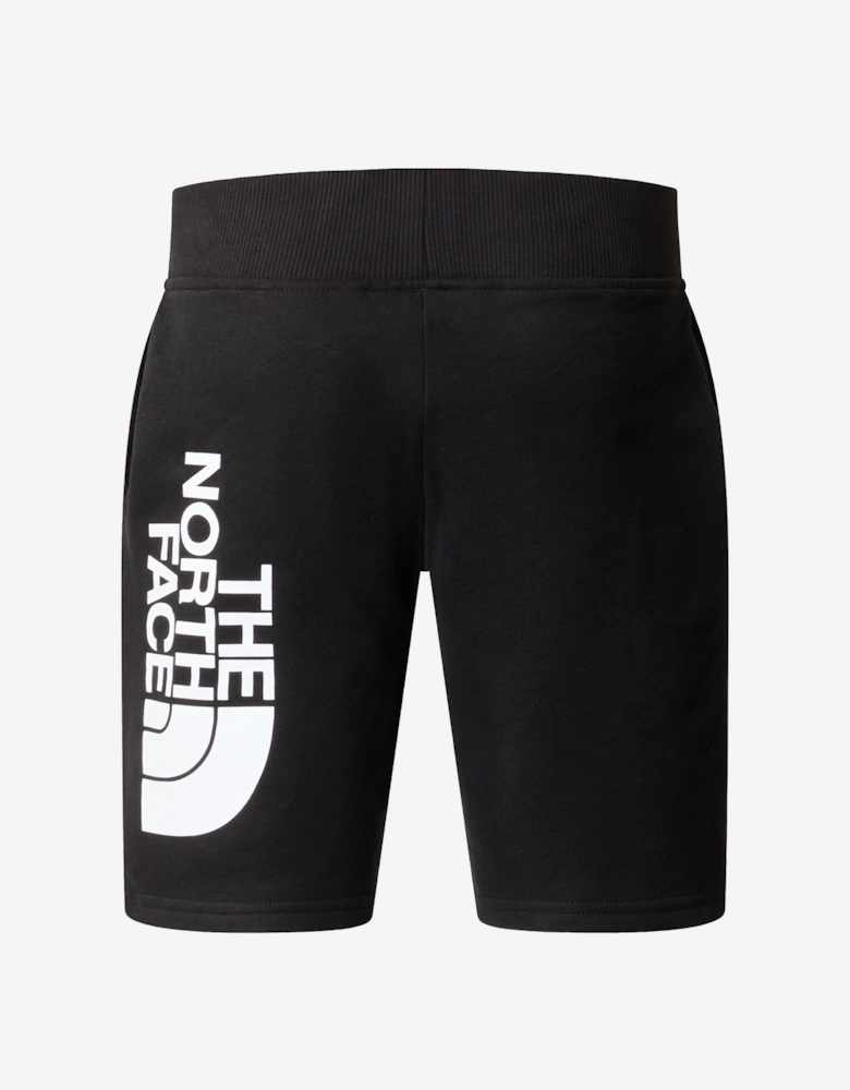 Boys Cotton Shorts in Black