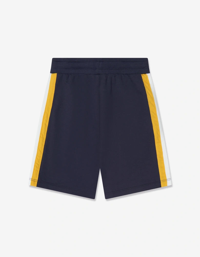 Boys Logo Bermuda Shorts in Navy